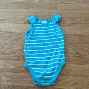 Hanna Andersson striped sleeveless bodysuit